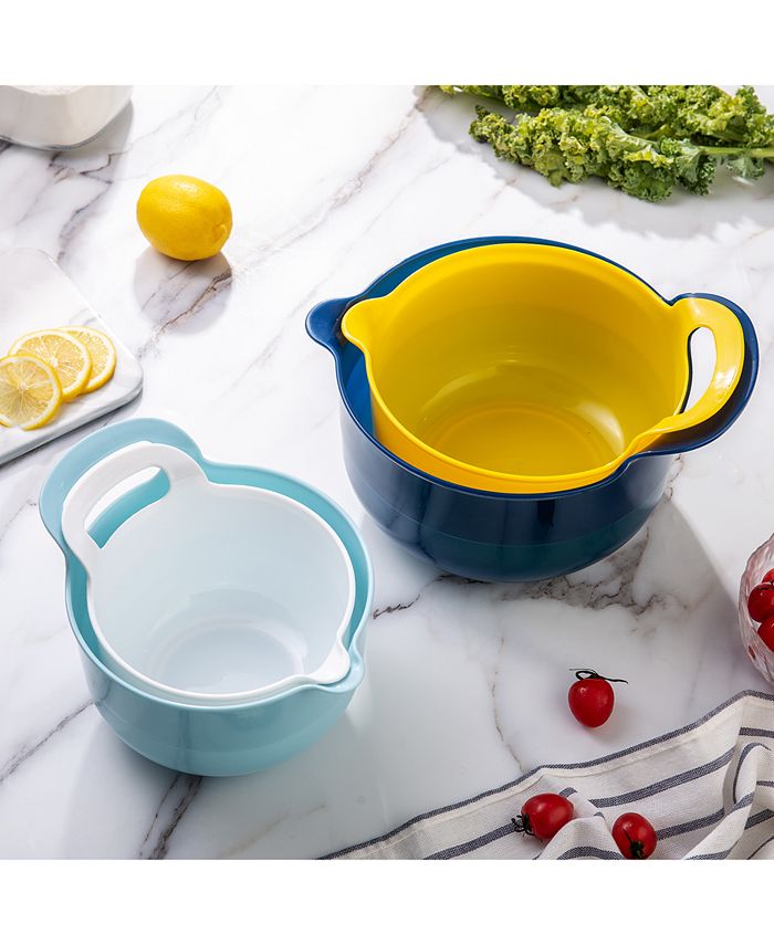 Enchante Cook With Color 4Pc. Mixing Bowl Set Macy's