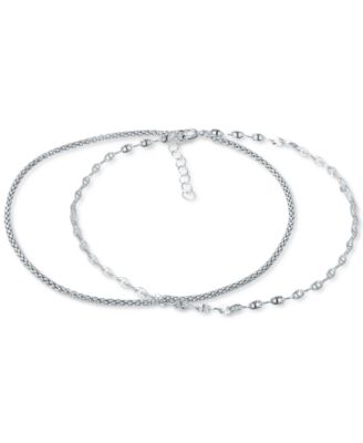 Double Chain Ankle Bracelet