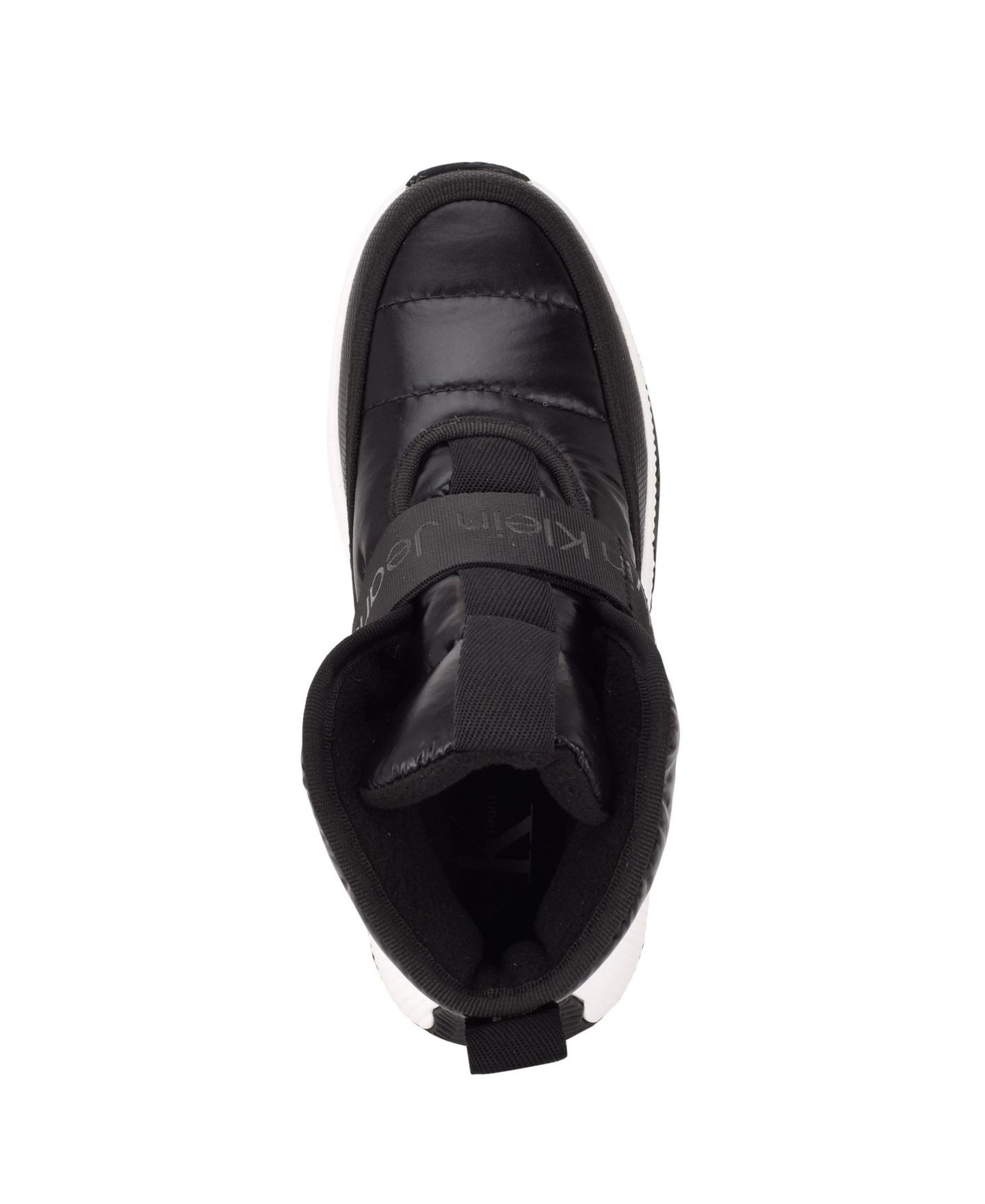Женские кроссовки Calvin Klein Mabon Cozy Nylon High Top Sneaker Boot, цвет: Чёрный — фото 8
