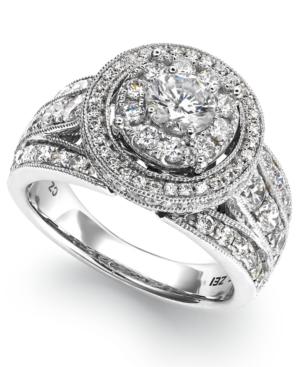 image of Diamond Round Engagement Ring in 14k White Gold (2-1/2 ct. t.w.)
