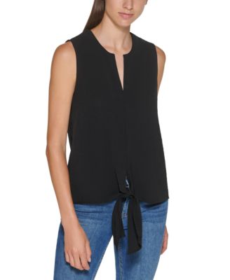 Calvin Klein - Tie-Front Tank Top