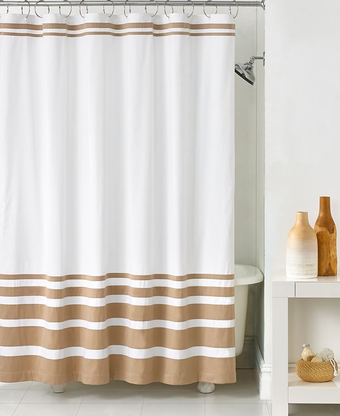 Hotel Collection Gradient Stripe Shower Curtain & Reviews Shower