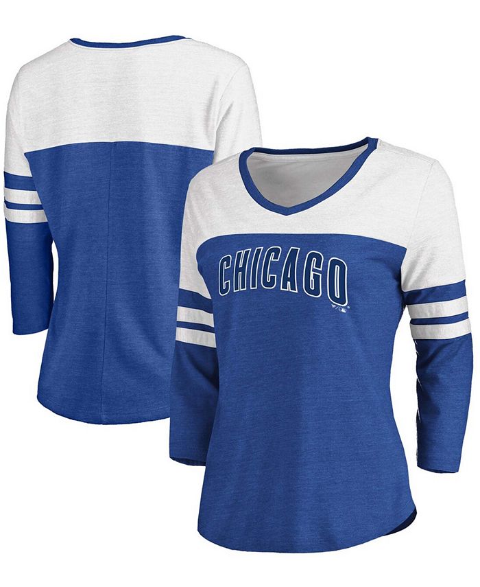 Nike Women's Chicago Cubs Red White Raglan  