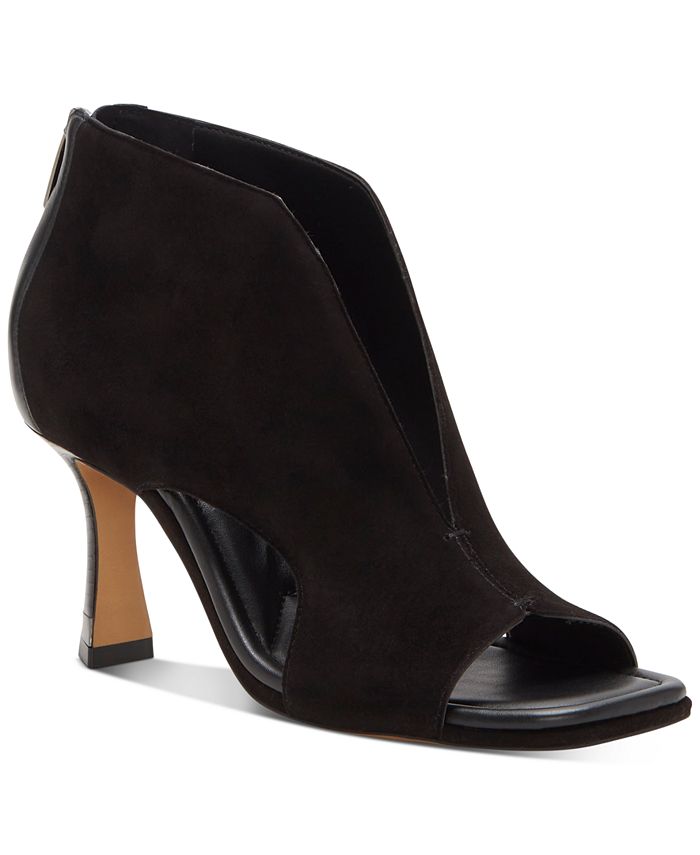 Vince Camuto Women's Jesilia Square Open-Toe Booties & Reviews - Booties - Shoes - Macy's