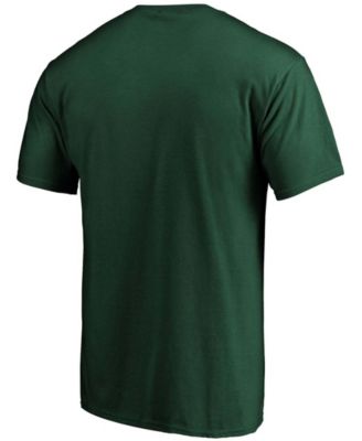 Men's Green Minnesota Wild Team Primary Logo T-shirt