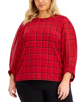 Calvin Klein - Plus Size Printed Top