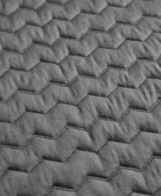 Vera Wang CLOSEOUT! Herringbone Stitch 3 Piece Quilt Set, Queen