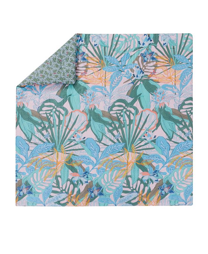 Vera Bradley Rainforest Canopy 3 Piece Comforter Set, Full/Queen Macy's