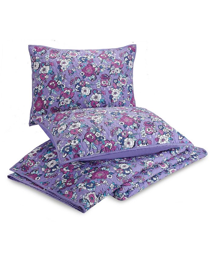 Vera Bradley Enchanted Garden 3 Piece Quilt Set, Full/Queen Macy's