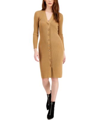 Bar III - Ribbed Sweater Dress