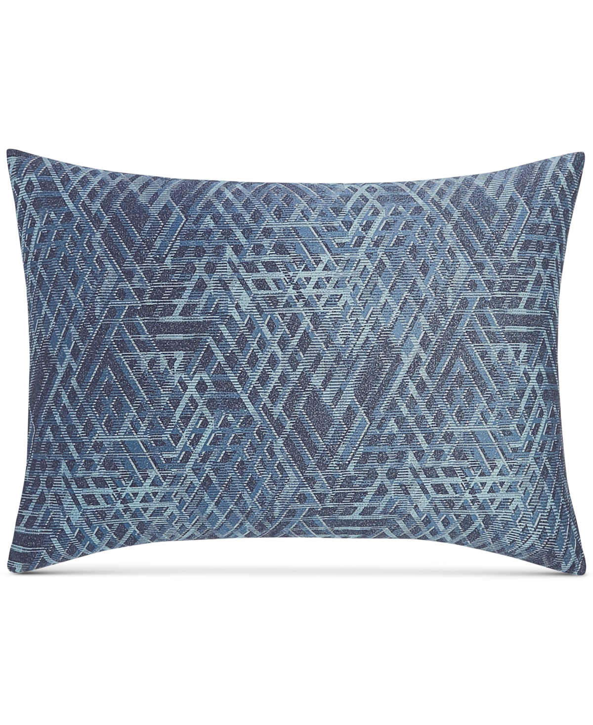 Closeout! Hotel Collection Composite Geometric Sham, King, Created for Macy's - Indigo