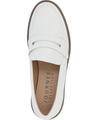 Journee Womens Kenly Medium and Wide Width Slip On Round Toe Loafer