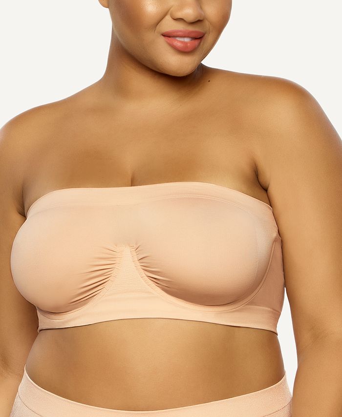 Women Silicone Bands Strapless Bra Seamless Plus Size Support