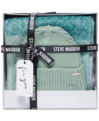 steve madden hat and glove set