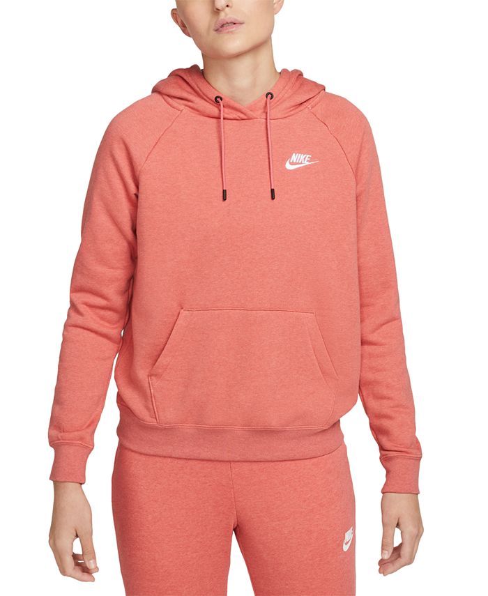 Nike Women's Sportswear Essential Fleece Hoodie - Macy's
