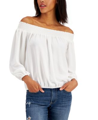 tommy hilfiger off the shoulder top