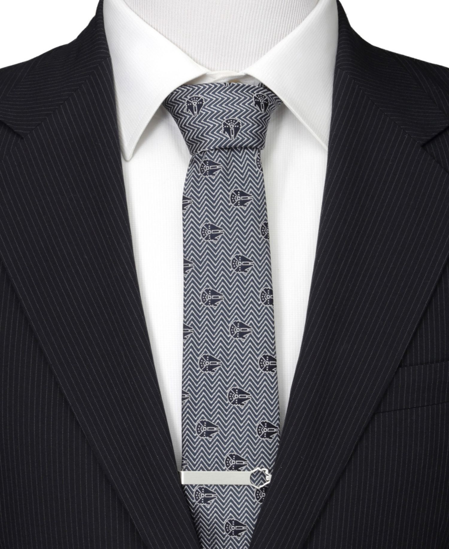 Men's Millennium Falcon Herringbone Tie