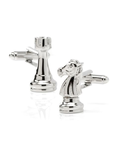 Мужские запонки Ox & Bull Trading Co. Knight and Rook Chess Piece Cufflinks