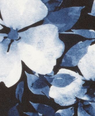 Men's Painted Floral Pocket Square