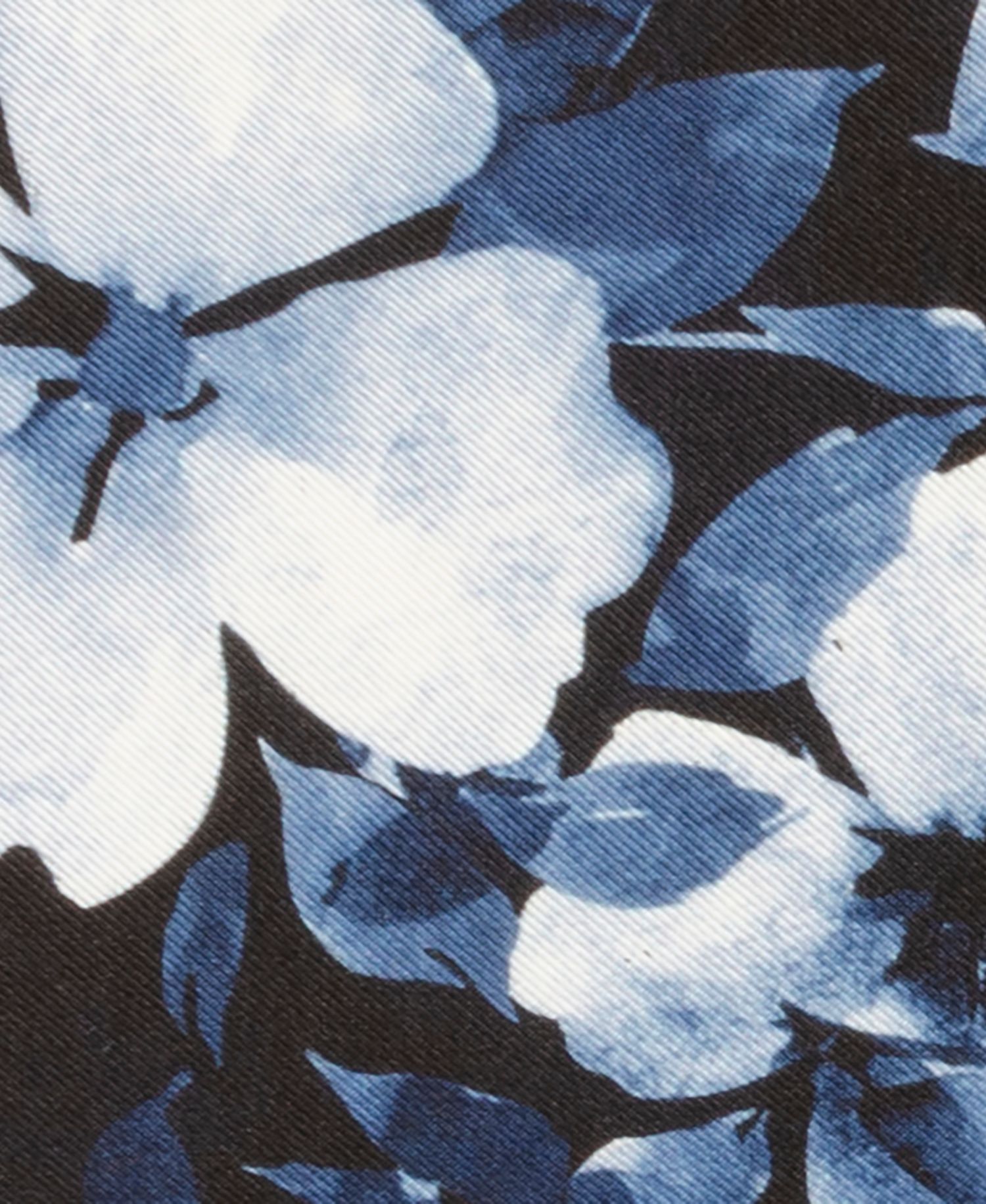 Men's Painted Floral Pocket Square