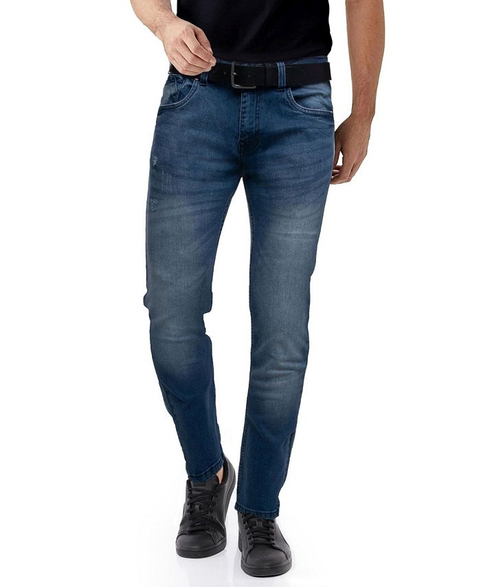 X-Ray Men's Belted Jeans - Macy's