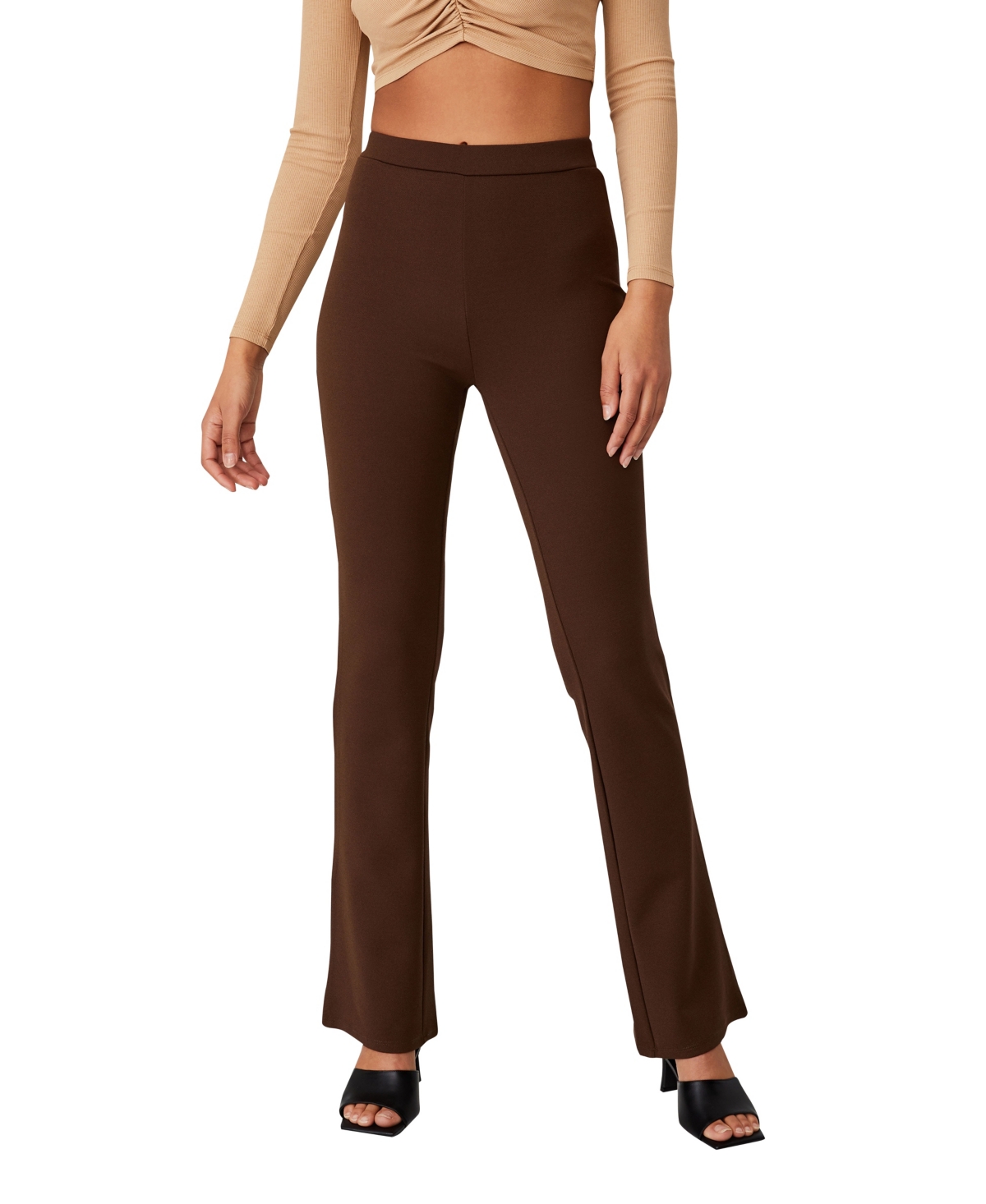 COTTON ON Women's Contouring Yoga Flare Pants - Macy's