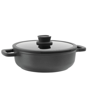 Berghoff Stone 11" Non-stick Covered Saute Pan, 5 Quart In Black