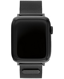Black Stainless Steel Mesh Bracelet for Apple Watch® 42/44/45mm