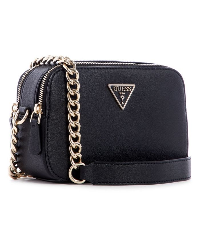 GUESS Noelle Small Camera Double Compartment Chain Crossbody & Reviews ...
