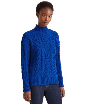 ralph lauren cable knit cardigan women