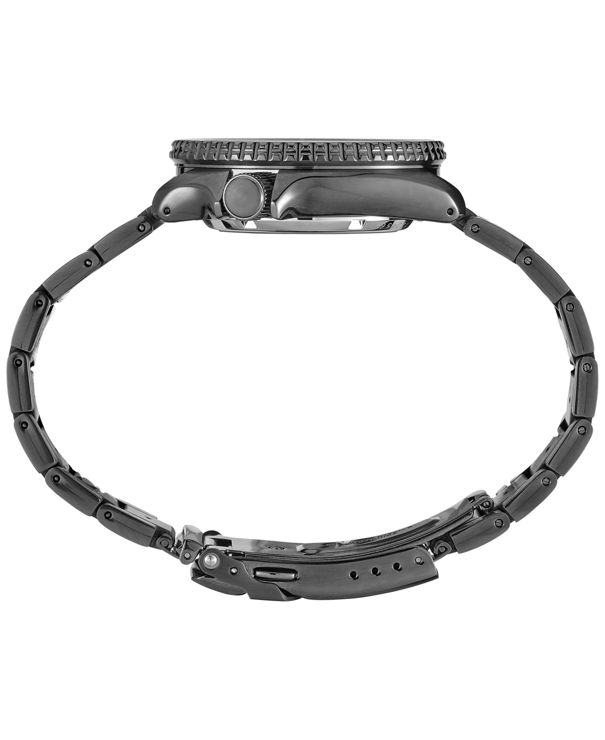 Seiko Men's Automatic 5 SportsIon Finished Bracelet Watch 43mm - Black