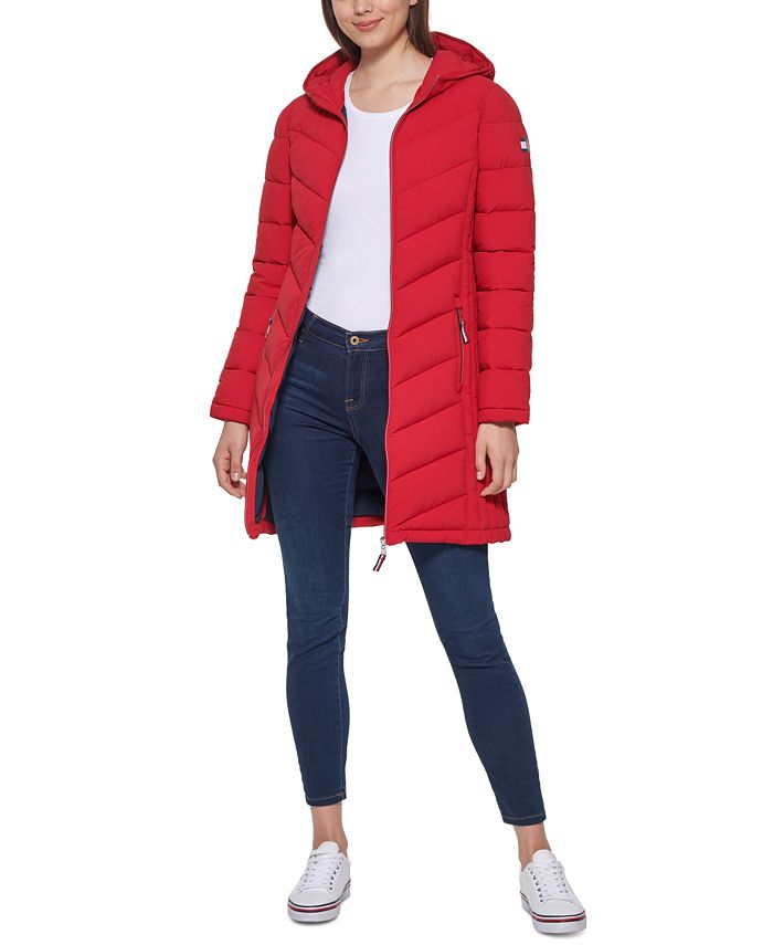 Tommy Hilfiger Women's Hooded Packable Puffer Coat & Reviews Coats