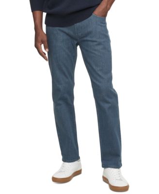 calvin klein straight fit stretch jeans