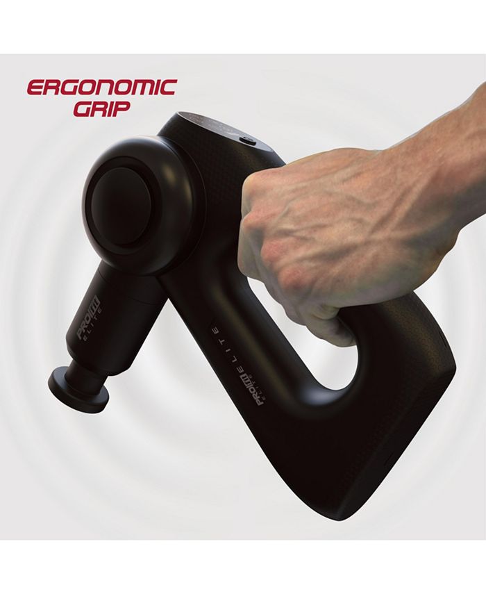 Tzumi ProFit Muscle Gun Elite Handheld Therapeutic Percussion Massager