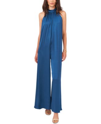 MSK - Wide-Leg Halter Jumpsuit