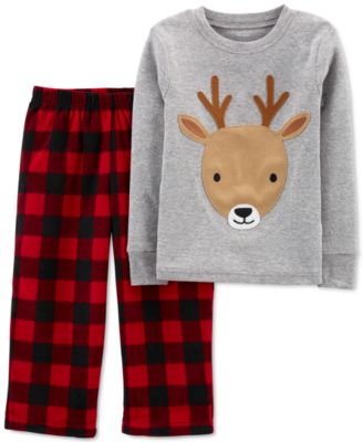 Carter s Toddler Boys or Girls 2 Pc. Reindeer Pajamas Macy s