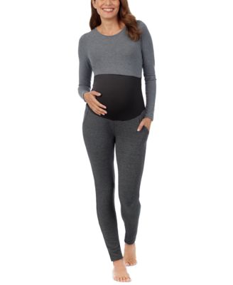 Cuddl Duds Cozy Maternity Leggings 