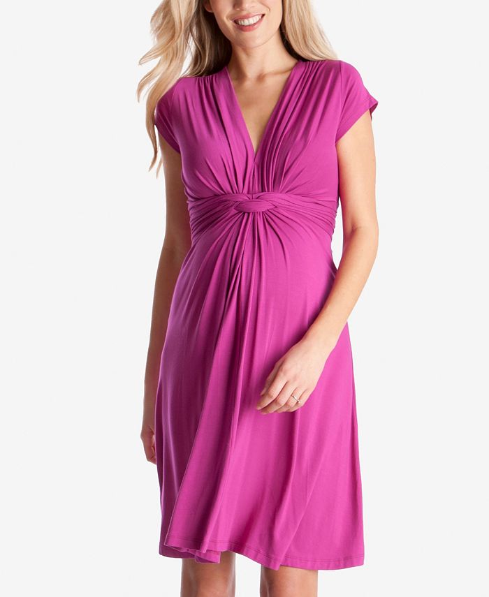 Seraphine Women's Knot Front Maternity Dress - Macy's