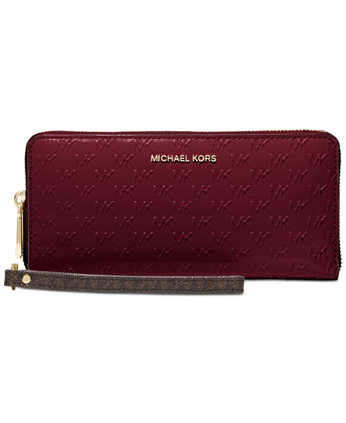 Michael Kors Signature Jet Set Continental Wristlet