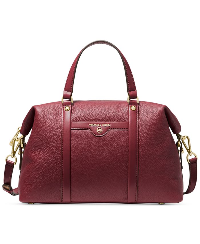 Michael Kors Beck Medium Leather Satchel & Reviews - Handbags & Accessories  - Macy's
