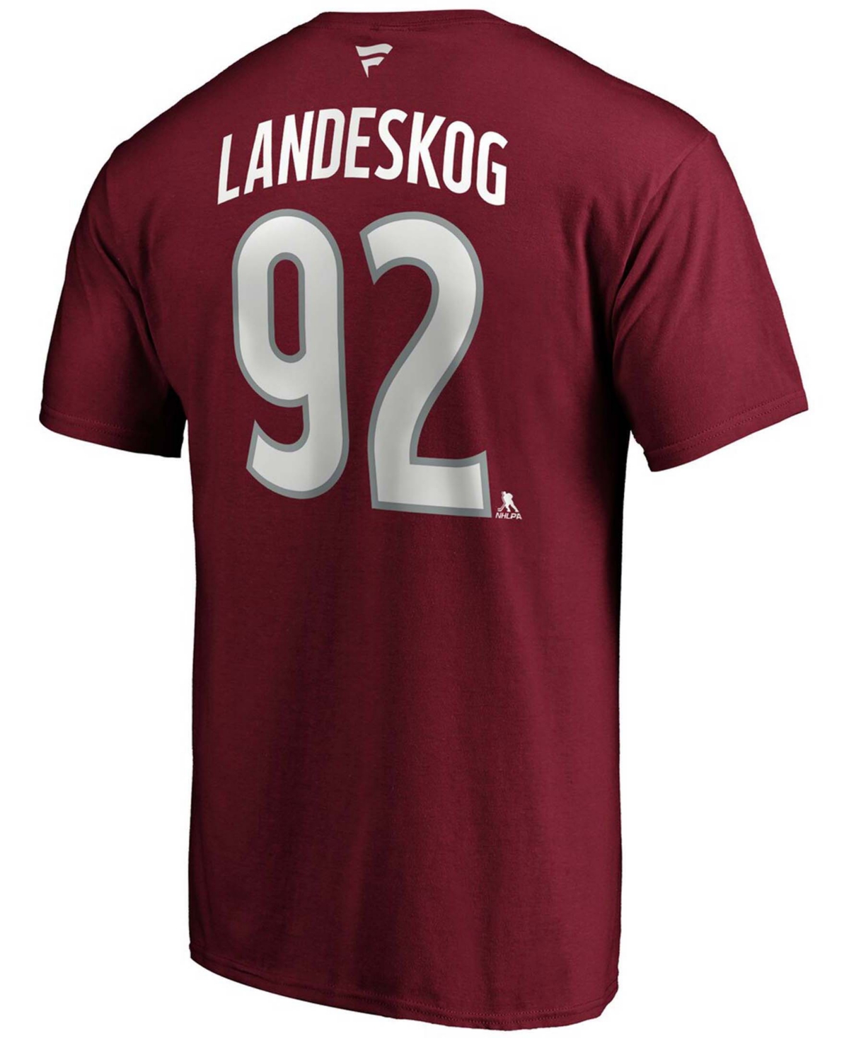 Men's Gabriel LandeskogColorado Avalanche Authentic Stack Name and Number T-shirt - Burgundy