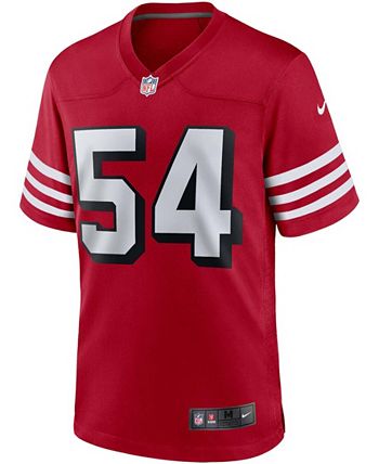 Men's Nike Fred Warner Scarlet San Francisco 49ers 75th Anniversary  Alternate Game Player Jersey