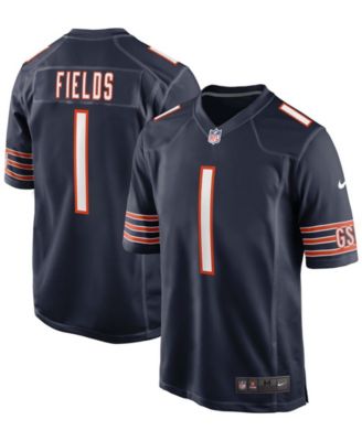 Youth Nike Justin Fields Navy Chicago Bears Game Jersey, M