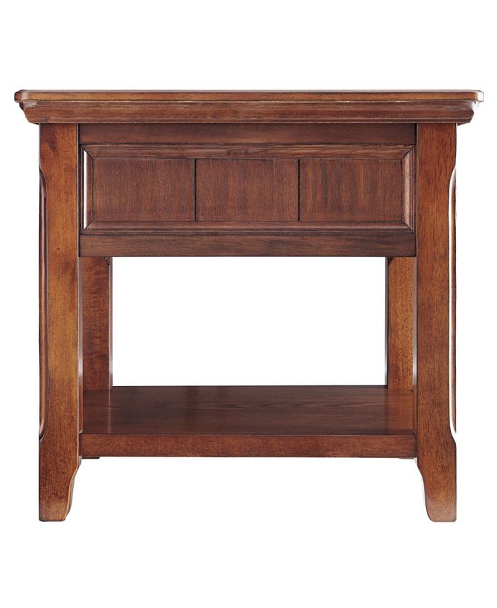 Signature Design By Ashley Woodboro VintageLike Rectangular End Table