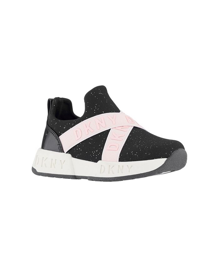 DKNY Toddler Girls Maddie Stretch Sneakers - Macy's