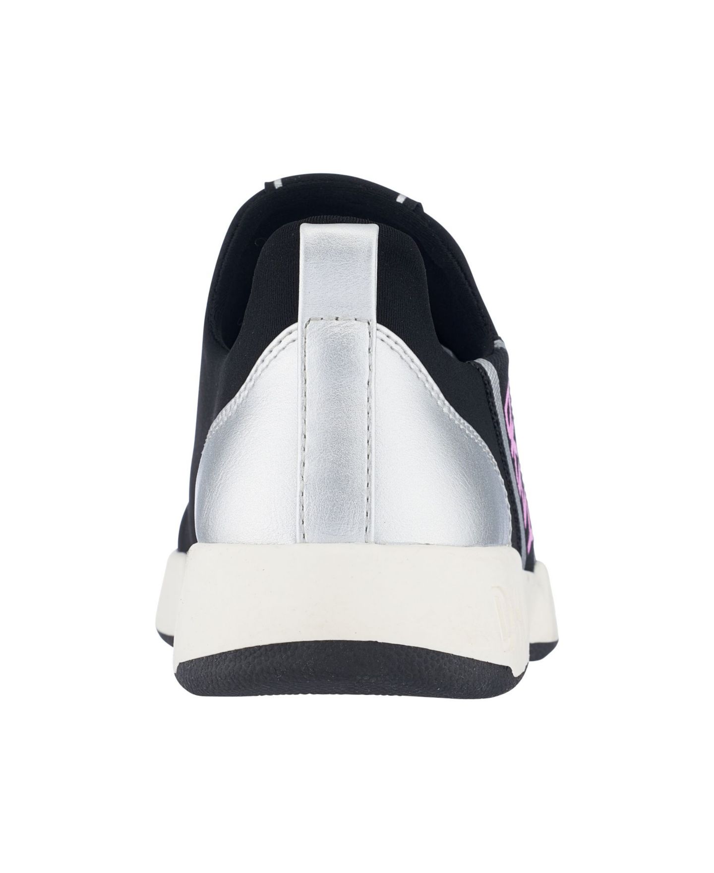 Кроссовки DKNY Maddie Stripe Slip-On Padded Sneakers для девочек-малышей, цвет: Чёрный / Розовый — фото 3