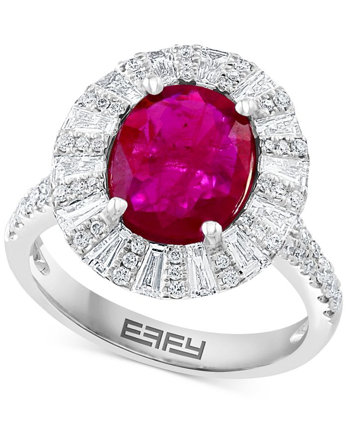 Macy's effy top ruby ring
