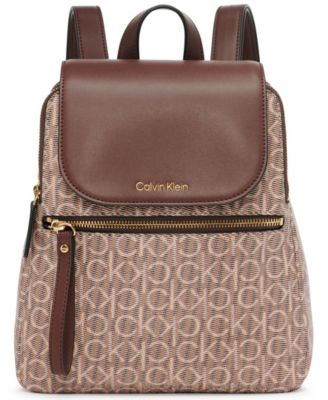 macy's calvin klein backpack purse