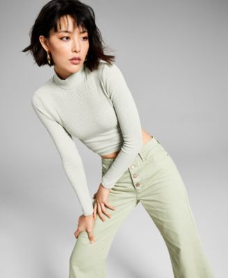 And Now This - Women's Tie-Back Shimmer Top