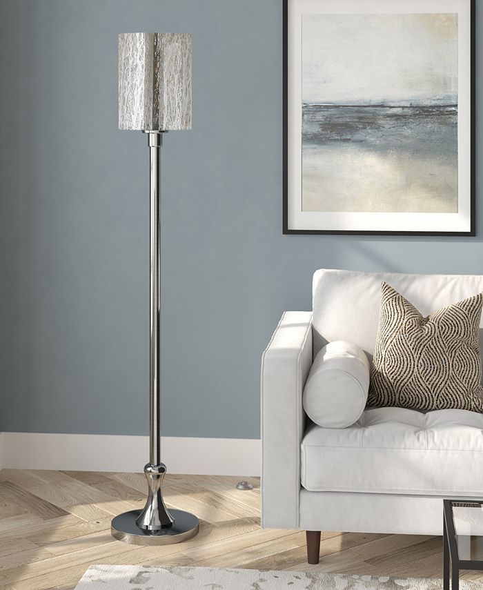 Hudson & Canal Numit Floor Lamp with Glass Shade - Macy's